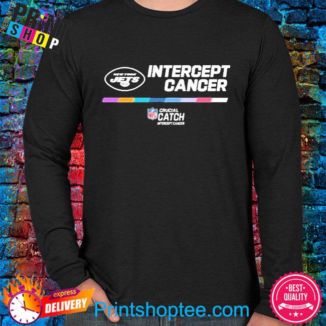 New York Jets intercept cancer nfl crucial catch 2022 shirt, hoodie,  sweater, long sleeve and tank top