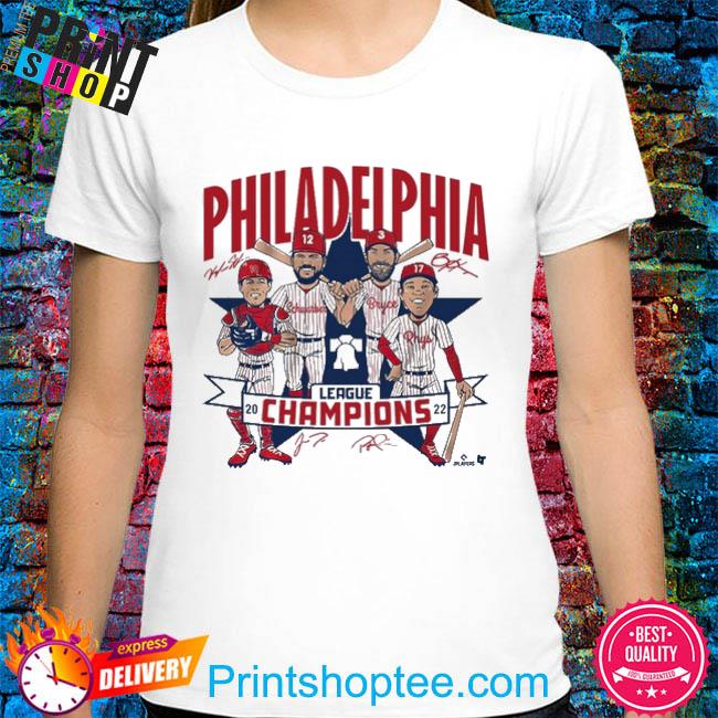 Official Philadel Baseball 2022 League Champions Caricature Shirt