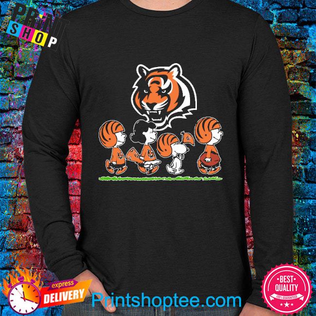 Peanuts Snoopy Football Team Cheer For The Cincinnati Bengals NFL Shirts