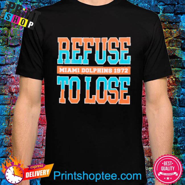 Refuse To Lose Miami Dolphins Black 50th Anniversary X Andrew Youth shirt,  hoodie, sweater, long sleeve and tank top