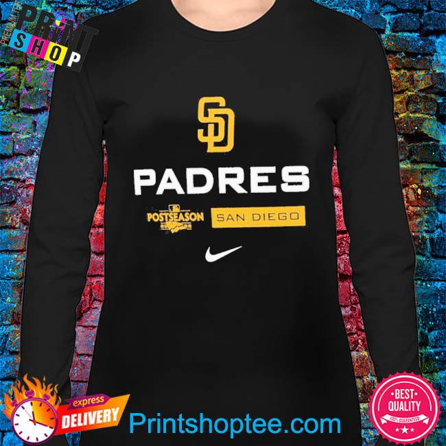 San Diego Padres Nike Brown 2022 Postseason Authentic Collection Dugout  T-Shirt, hoodie, sweater, long sleeve and tank top