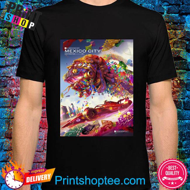 Scuderia ferrari on 2022 mexico city gp fan art shirt