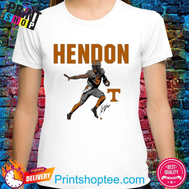 Tennessee Volunteers Hendon Hooker Signature Pose shirt