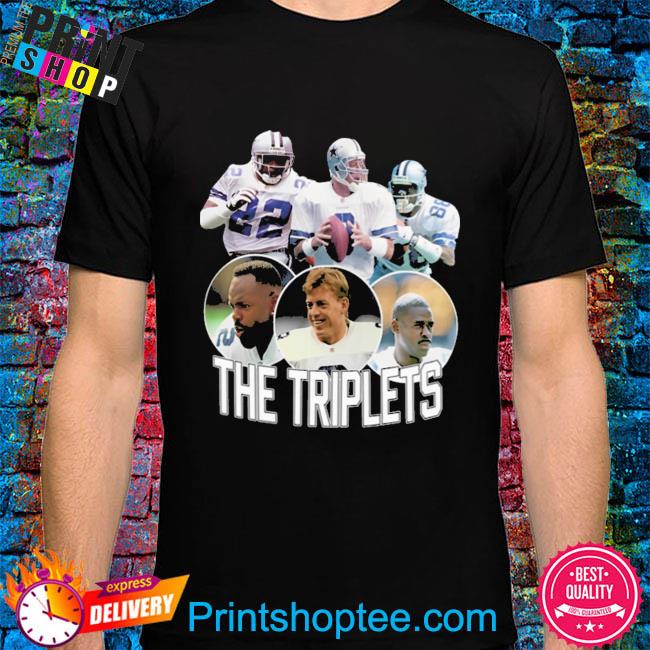 The triplet's emmitt smith troy aikman and michael irvin shirt, hoodie,  sweater, long sleeve and tank top