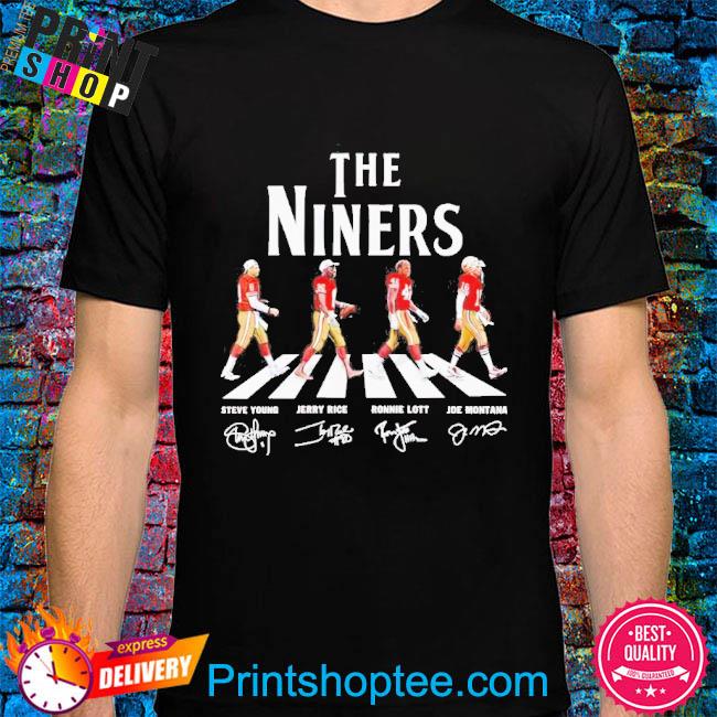The Niners San Francisco 49ers abbey road signatures 2022 T-Shirt