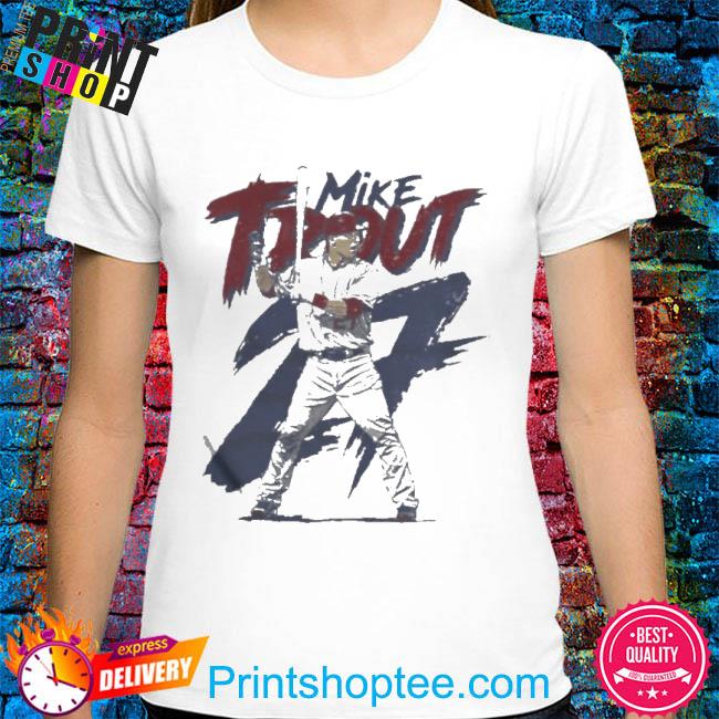Baseball Mike Trout sports design t-shirt