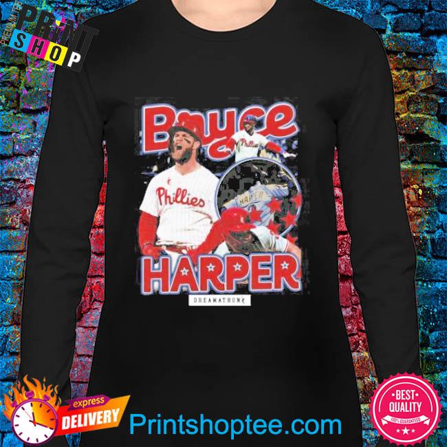 Vintage Bryce Harper Dreamathon Shirt Phillies World Series 2022 Shirt