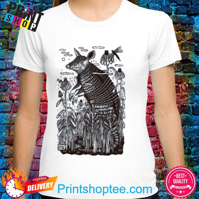 Flash Flood Print Shop Kathleen Neeley Ok Fauna Armadillo Shirt