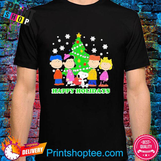 Happy holidays Snoopy Christmas new 2022 shirt