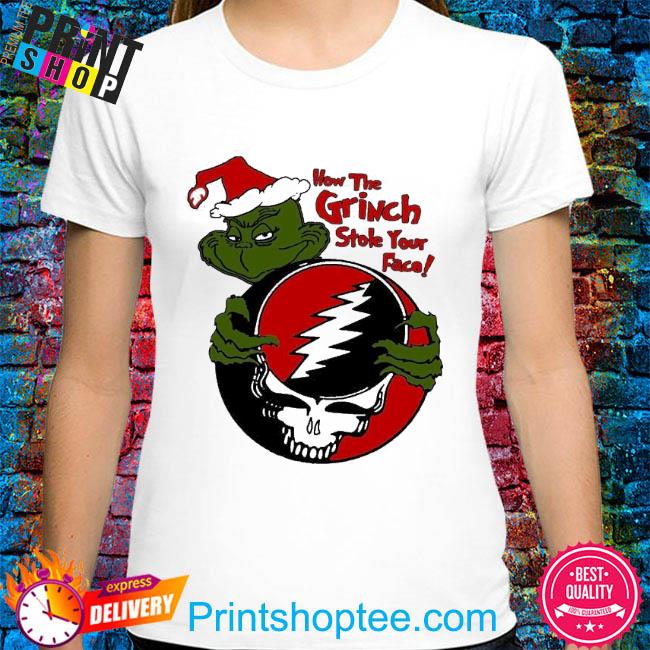 How The Grinch stole your face dead Merry Christmas 2022 Shirt