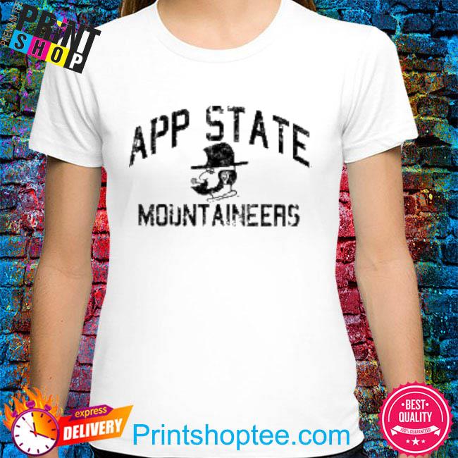 Jim Weber Appalachian State Mountaineers Distressed Retro Logo 2022 Shirt