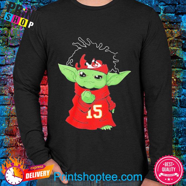 NEW Kansas City Chiefs Baby Yoda Unisex T-Shirt