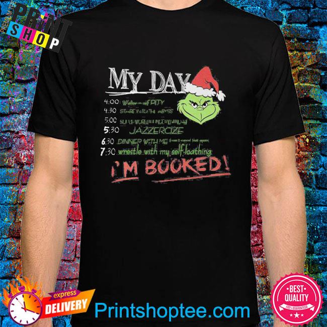 grinch schedule shirt