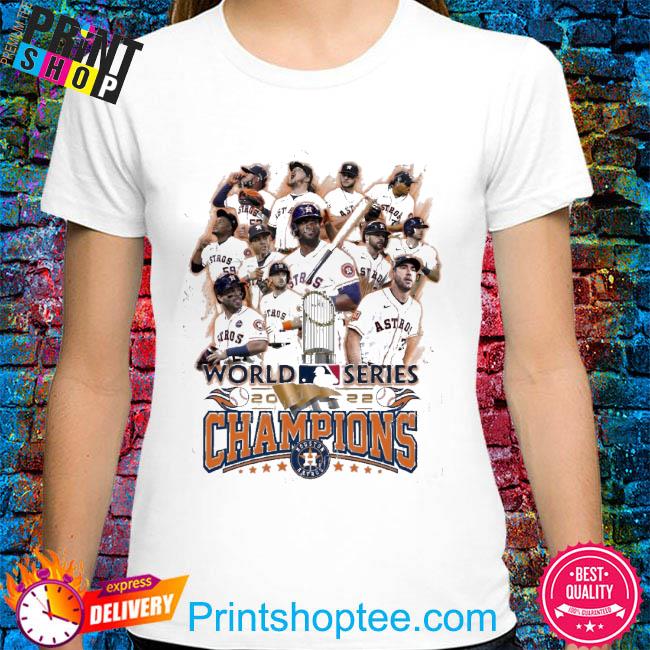 Official 2022 World Series Champion Houston Astros T-Shirts