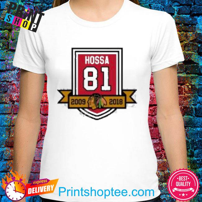 Official Chicago Blackhawks Hossa 81 2009 2018 Shirt