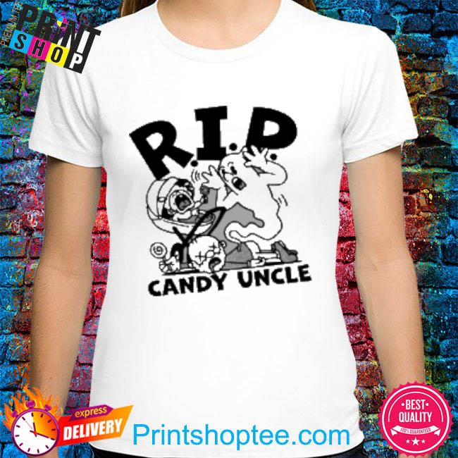 Official Distractible merch rip candy uncle shirt