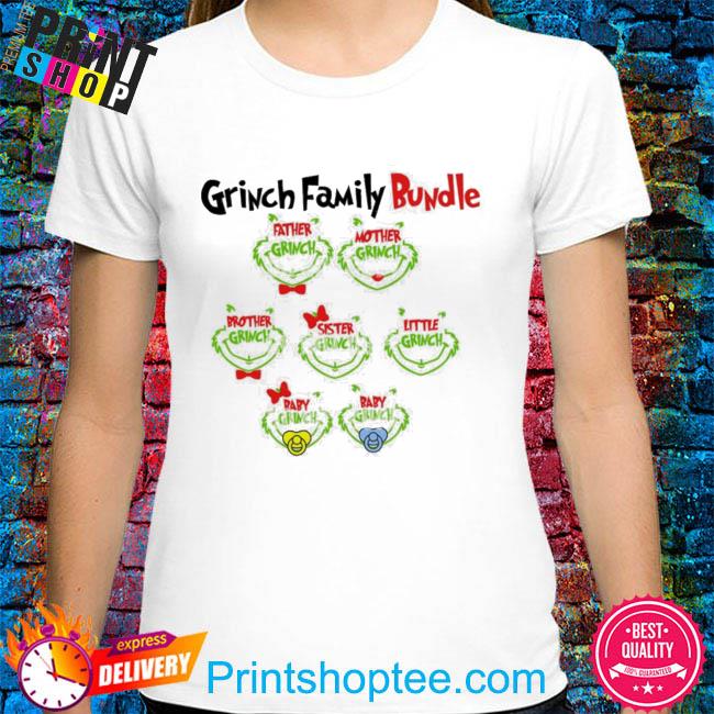 Official Grinch Family Bundle Merry Grinchmas Shirt