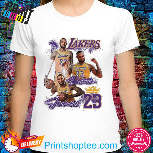 Official Lebron James 23 Lakers Los Angeles Lakers Shirt
