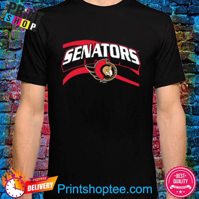 Official Nhl ottawa senators black team jersey inspired shirt