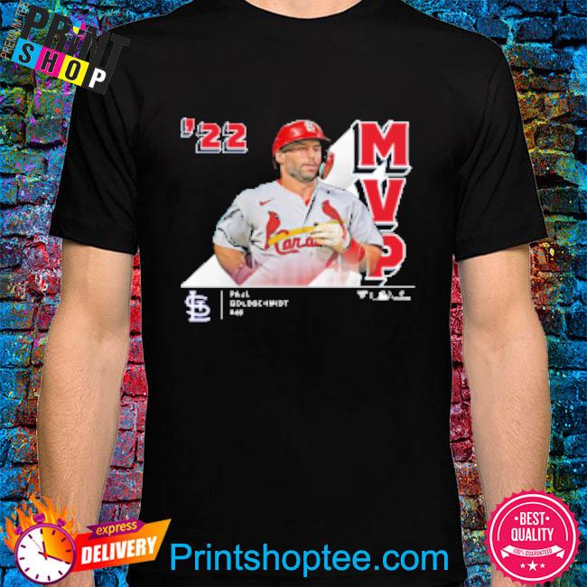 Official Paul Goldschmidt St Louis Cardinals Fanatics Branded 2022 NL MVP T-Shirt