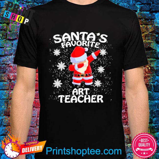 Official santa's favorite art teacher Christmas 2022 sweater