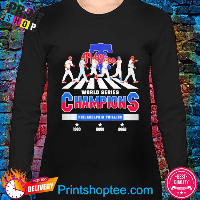 Philadelphia Phillies abbey road World Series Champions shirt