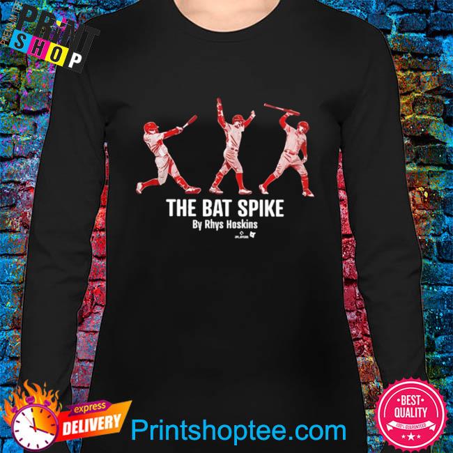 Philadelphia Phillies Rhys Hoskins The Bat Spike T-Shirt