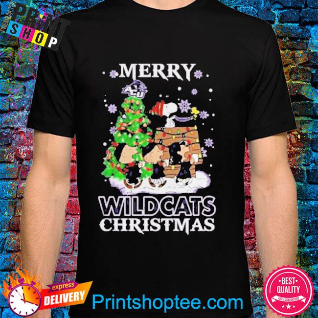 Snoopy and friends merry abilene christian wilDcats Christmas 2022 sweater
