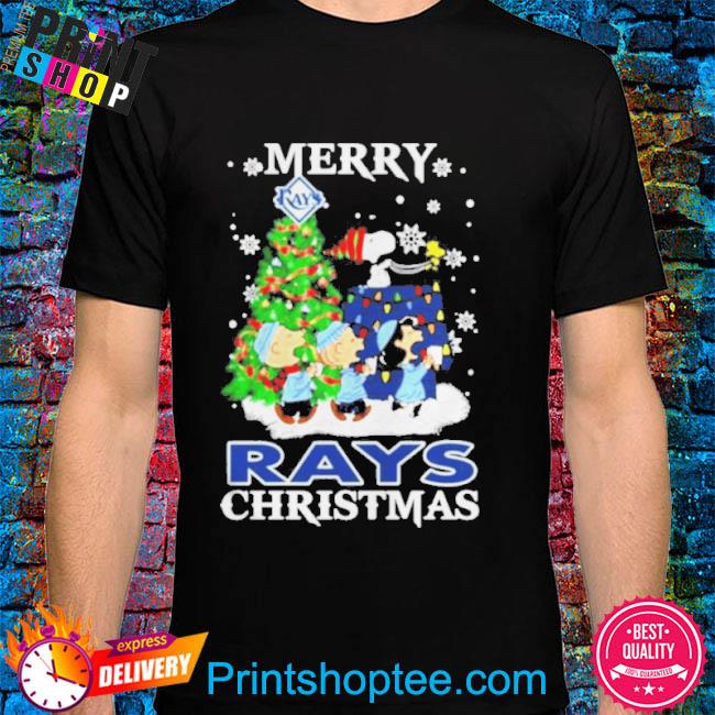 Snoopy and Friends Merry Tampa Bay Ray Christmas funny 2022 shirt