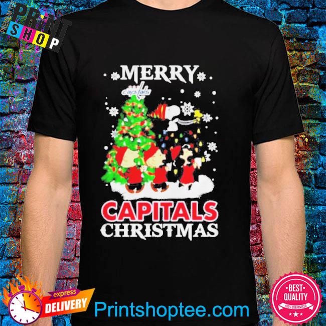 Snoopy and Friends Merry Washington Capitals Christmas funny 2022 shirt