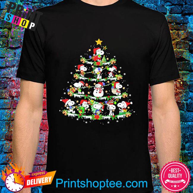 Snoopy Dog Christmas Tree 2022 T-Shirt
