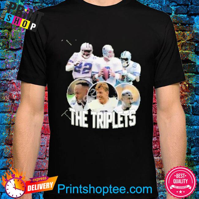 The Triplets Emmitt Smith Troy Aikman And Michael Irvin Shirt
