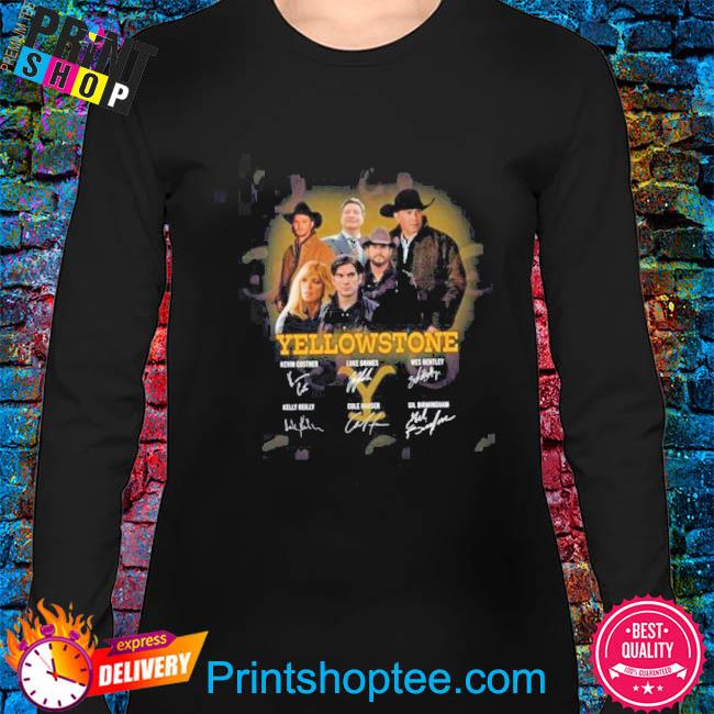 Yellowstone Kevin Costner Luke Grimes Wes Bentley Signatures 2022 Shirt,  hoodie, sweater, long sleeve and tank top