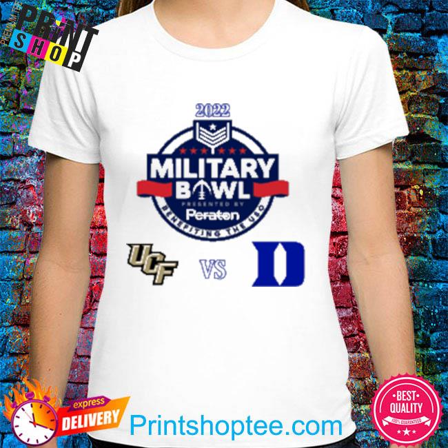 2022 military bowl central florida knights vs the duke blue devils women's shirt