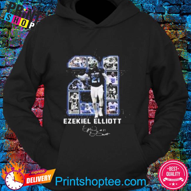 21 ezekiel elliott mvp Dallas Cowboys signature shirt, hoodie, sweater,  long sleeve and tank top