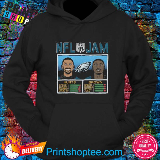 A.J. Brown and Jalen Hurts Philadelphia Eagles NFL Jam shirt, hoodie,  sweater, long sleeve and tank top