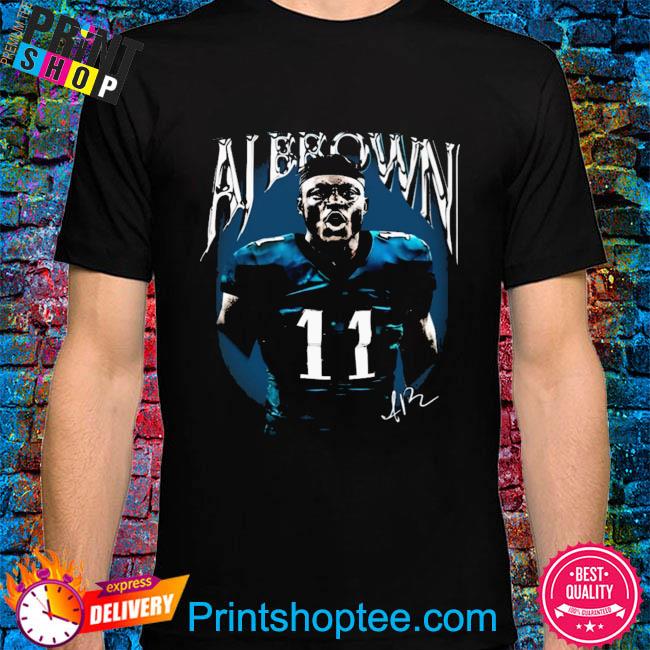 AJ Brown Philadelphia Eagles signature 2022 shirt