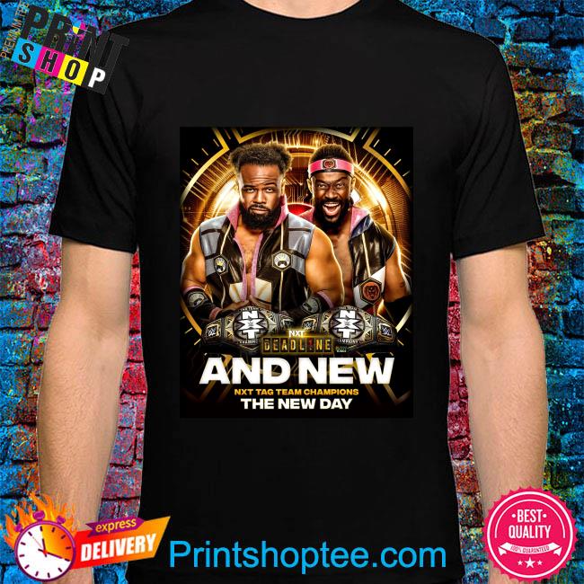 Austin creed x kofi black thor kingston wwe nxt we have got new nxt tag team champions shirt