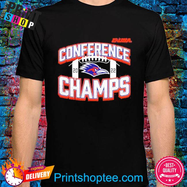 Best Conference USA 2022 football champions UTSA Roadrunners icon bold T-shirt
