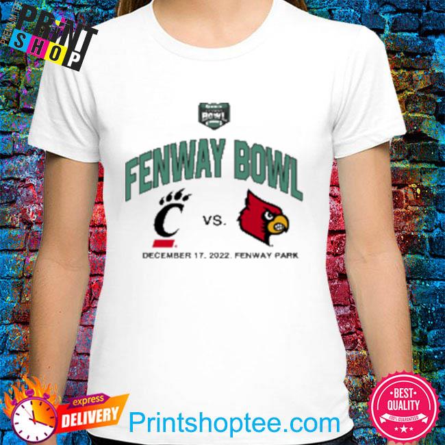 Cincinnati vs louisville football 2022 fenway bowl dueling shirt