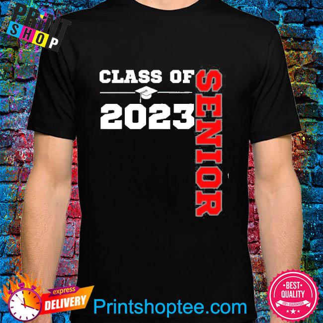 Class of 2023 senior year 23 back to school colors red hbcu shirt