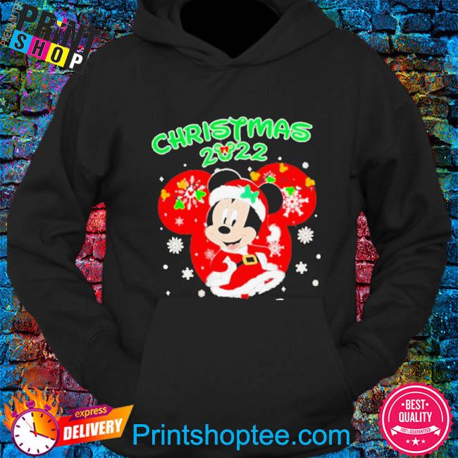 Disney Christmas 2022 Minnie mouse santa Christmas 2022 s hoodie