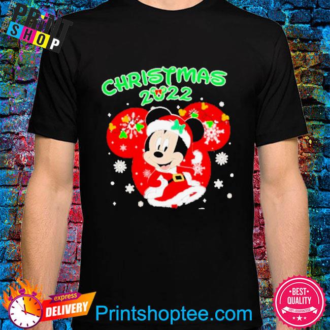 Disney Christmas 2022 Minnie mouse santa Christmas 2022 shirt
