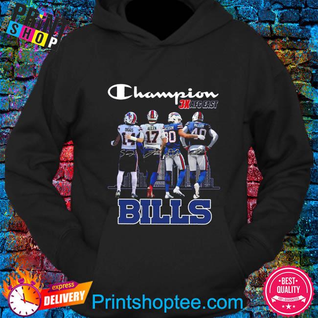 Buffalo Bills Champions 3X Afc East Bills City Signatures T-Shirt, hoodie,  sweater, long sleeve and tank top