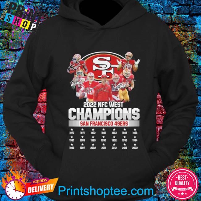 NFC West Champions San Francisco 49ers Signatures 2023 shirt, hoodie,  sweater, long sleeve and tank top