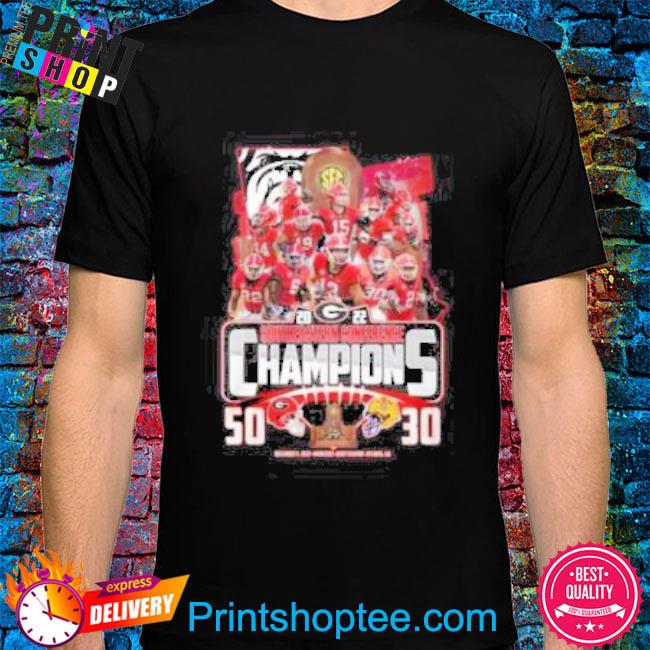 Georgia bulldogs southeastern conference champions 2022 shirt