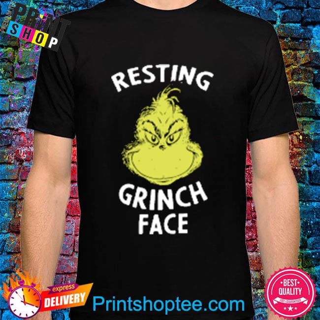 Grinch resting grinch face christmas sweater