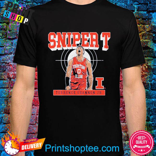 Illinois basketball terrence shannon jr sniper t shirt