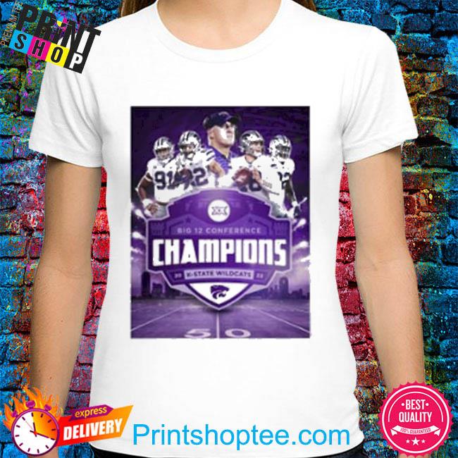 Kansas state wilDcats big 12 conference champions 2022 poster shirt