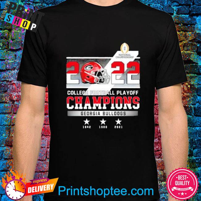 National championship 2022 college football playoff champions georgia bulldogs shirt